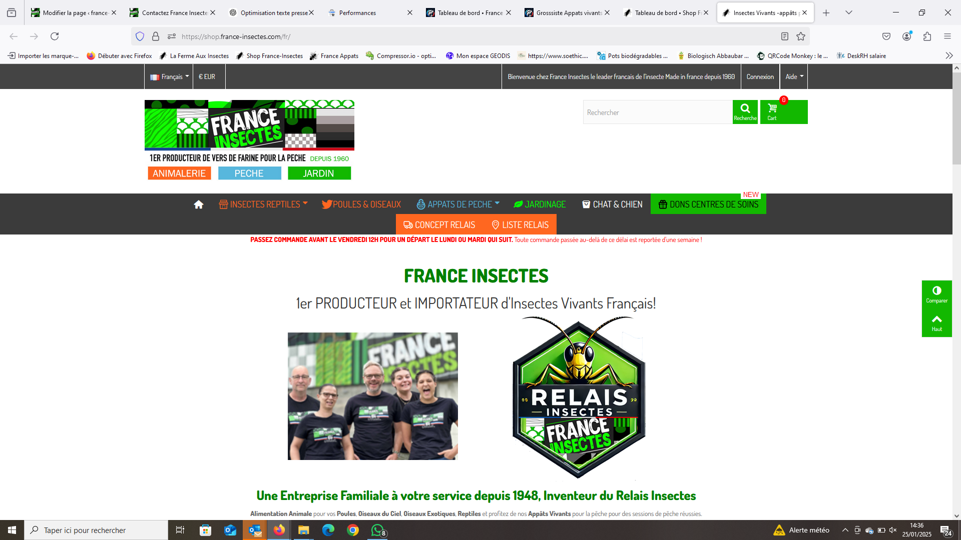 shop.france-insectes.com site pour les particuliers